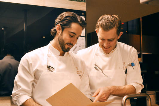 Joe Anthony, Chef de Cuisine and Robert Pugh Sous-Chef at Gabriel Kreuther - Cuisine Inspired