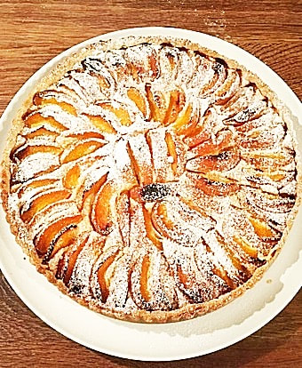 Apricot Almond Tart Recipe - Cuisine Inspired