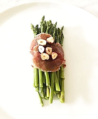 Asparagus Bundles with Iberian Ham Recipe - Cuisine Inspired