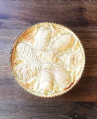French Pear and Almond Tart Recipe - Cuisine Inspired