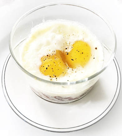 Coddled Eggs with Iberian Ham - Cuisine Inspired