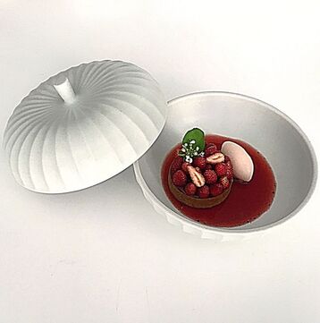 Jungsik NY -  Wild Strawberry Tart by Pastry Chef Eunji Lee - Photo by Cuisine Inspired