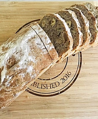 Hazelnut Whole Wheat Bread Recipe - Cuisine Inspired