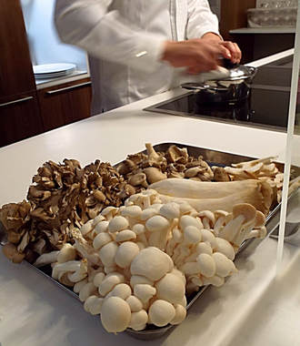 Mushrooms at Bouley at Home, NYC - Cuisine Inspired